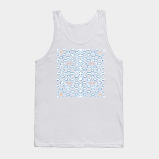 Rainbow No. 4 - in a cloud pattern Tank Top